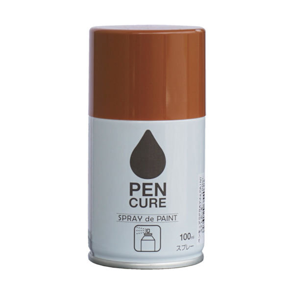 ニッぺ ペンキュア SPRAY de PAINT 100ml ライトカーキー HB013ー100 4976124354038 1本（直送品）