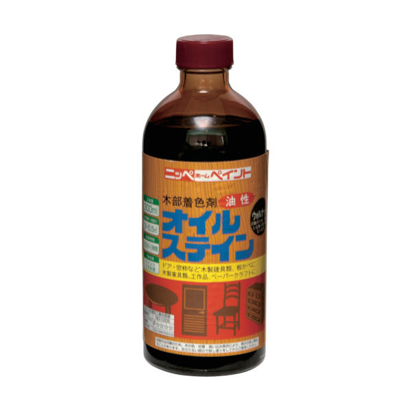 ニッペホームプロダクツ ニッぺ 油性オイルステイン 300ml けやき HPB0R0ー300 1缶 859-8570（直送品）