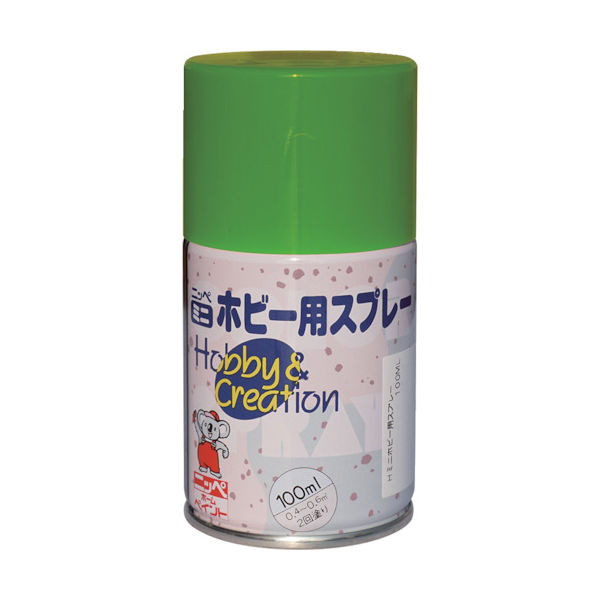 ニッペホームプロダクツ ニッぺ ミニホビースプレー 100ml パロットグリーン HR8212ー100 4976124411212 1本（直送品）