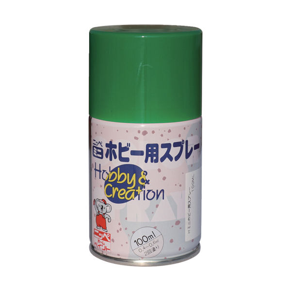 ニッペホームプロダクツ ニッぺ ミニホビースプレー 100ml グリーン HR8213ー100 4976124411311 1本（直送品）