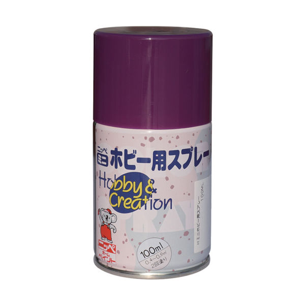 ニッペホームプロダクツ ニッぺ ミニホビースプレー 100ml バイオレット HR8228ー100 4976124412813 1本（直送品）