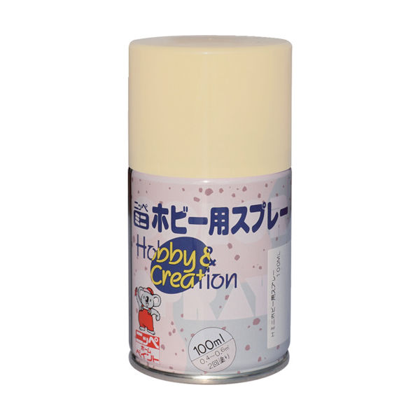 ニッペホームプロダクツ ニッぺ ミニホビースプレー 100ml ミルキーホワイト HR8231ー100 4976124413117 1本（直送品）
