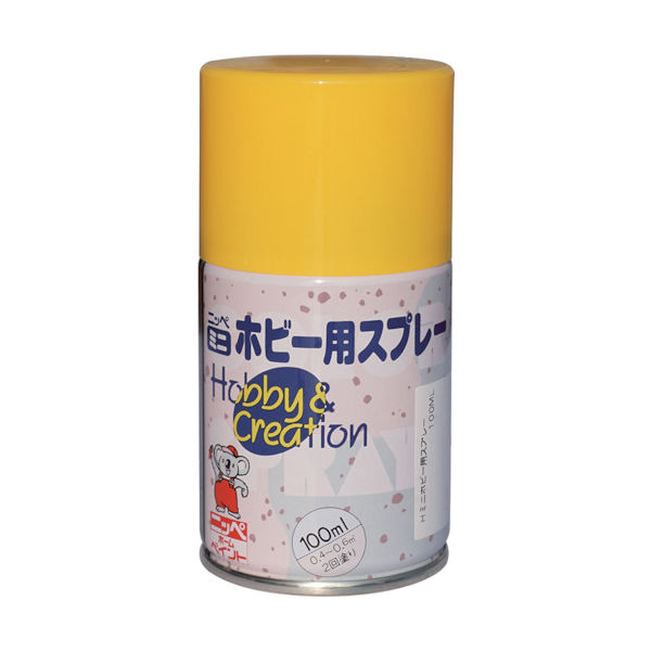 ニッペホームプロダクツ ニッぺ ミニホビースプレー 100ml 山吹色 HR8236-100 1本 859-8652（直送品）