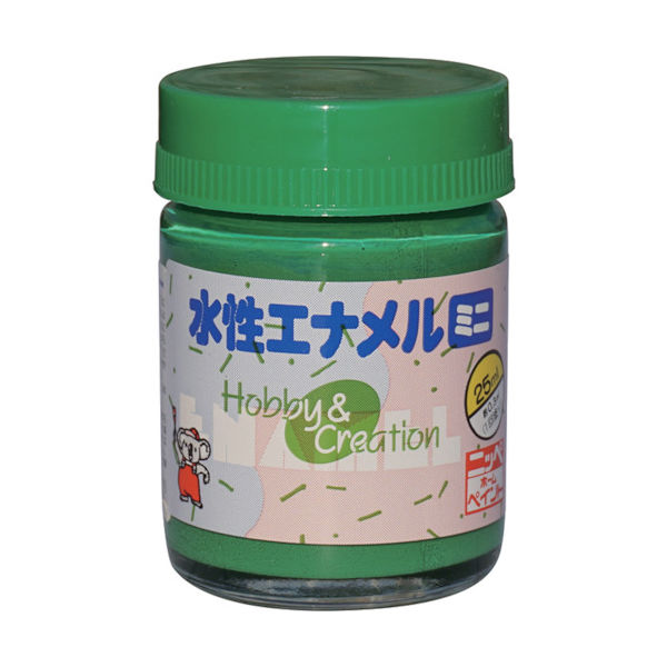 ニッペホームプロダクツ ニッぺ 水性エナメルミニ 25ml グリーン HSB012-25 1個 859-8682（直送品）