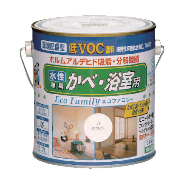 ニッペホームプロダクツ ニッぺ 水性エコファミリー 0.7L マイルドブルー HUM114ー0.7 4976124051449 1缶（直送品）