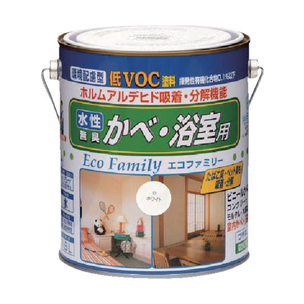 ニッペホームプロダクツ ニッぺ 水性エコファミリー 1.6L 抹茶 HUM116ー1.6 4976124051654 1缶 859-9040（直送品）