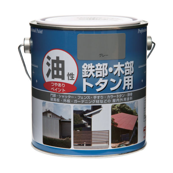 ニッぺ 塗料 油性鉄部・木部・トタン用 0.7L オフホワイト HYJ031ー0.7 4976124096846 1缶（直送品）