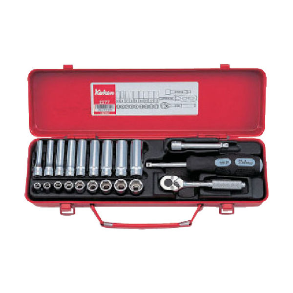 山下工業研究所 コーケン ソケットセット 差込角6.35mm 2277 1個 811-8325（直送品）