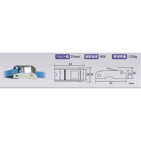 テザック C:カムバックル式(エンドレスタイプ) C05ーN040ー000 C05-N040-000 1本(1個)（直送品）