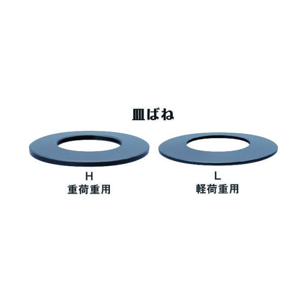 東発 サラバネ 軽荷重用L 外径31.5 内径16.3 板厚1.25 高さ2.15 最大たわみ0.675 最大荷重195 160-4206（直送品）