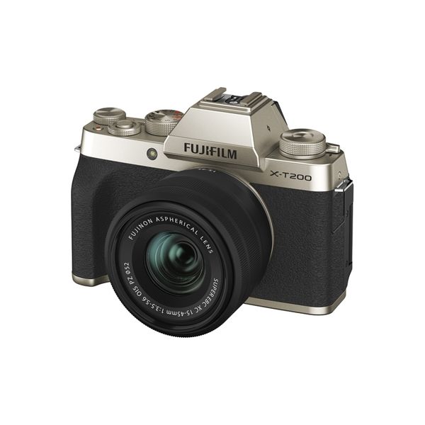 富士フイルム FUJIFILM X-T200 レンズキット　シャンパンゴールド X-T200LK-G 1セット（直送品）