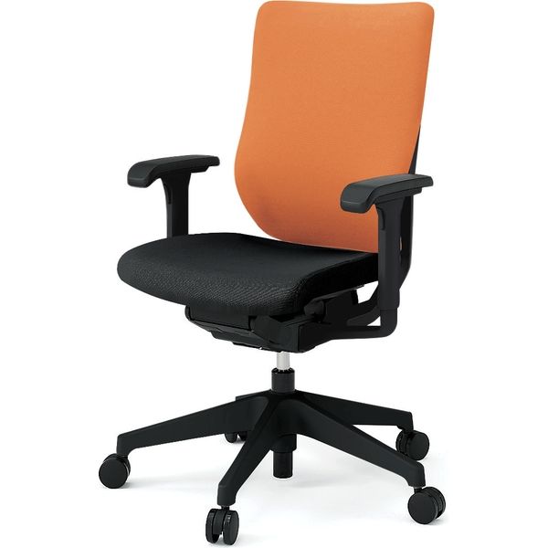 イトーキ エピオスチェア 背布張 ハイバック 肘無 フリーロッキング 黒×ブラック 1脚（メーカー直送） 中古エピオスチェア イトーキ⁄ITOKI 肘付ハイバックチェア 527286