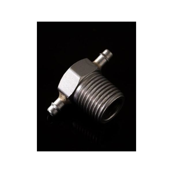 アイシス 1/8ー27NPTオスネジ付きSUSアダプターT型 2mmチューブ用 65-2103-80 1個（直送品）