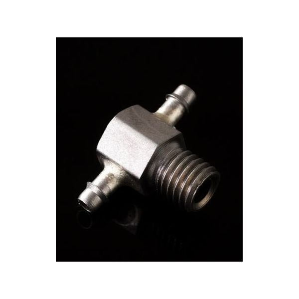 アイシス 1/4ー28UNFオスネジ付きSUSアダプターT型 2mmチューブ用 65-2104-04 1個（直送品）
