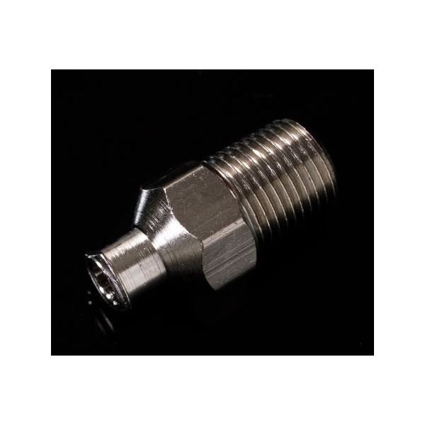 アイシス メタルルアーアダプター 1/8ー27NPTオス:メスルアー 65-2104-66 1個（直送品）