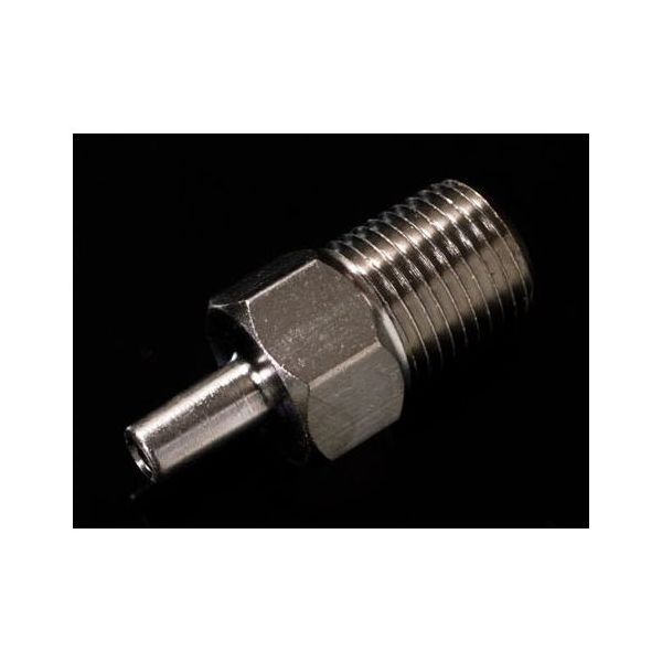 アイシス メタルルアーアダプター 1/8ー27NPTオス:オスルアー 65-2104-74 1個（直送品）