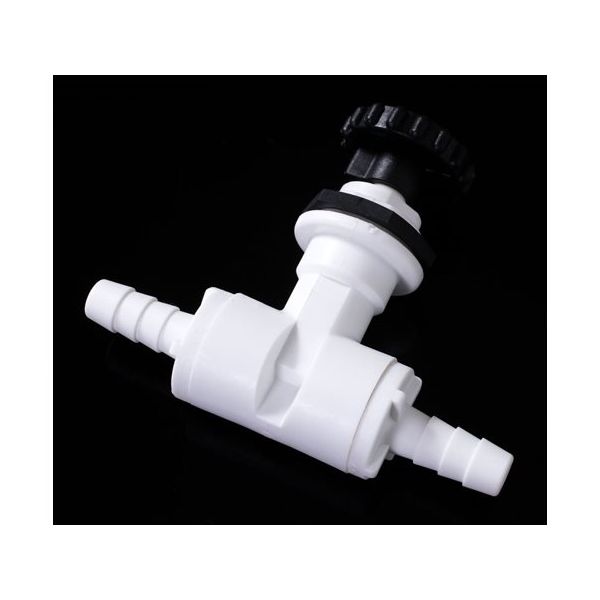 アイシス PP隔壁ニードルバルブ 8mmチューブ用 65-2105-22 1個（直送品）