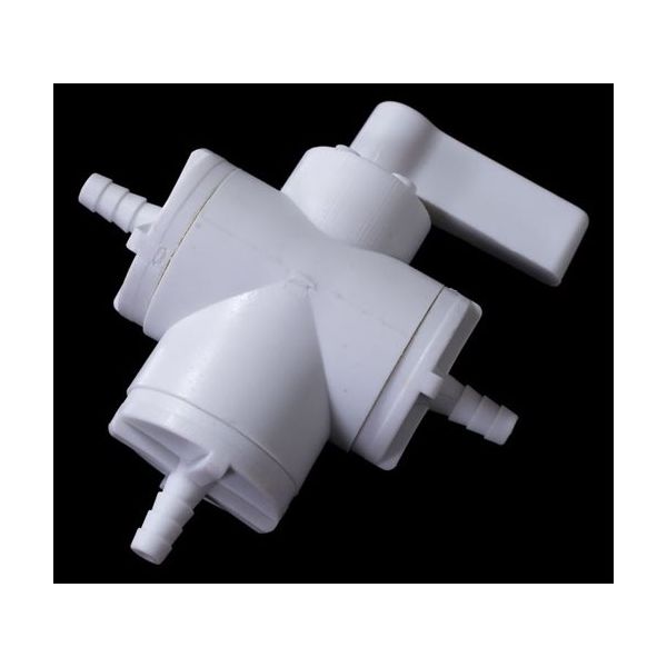 アイシス PPボールバルブ 3方 4mmチューブ用 65-2105-08 1個（直送品）