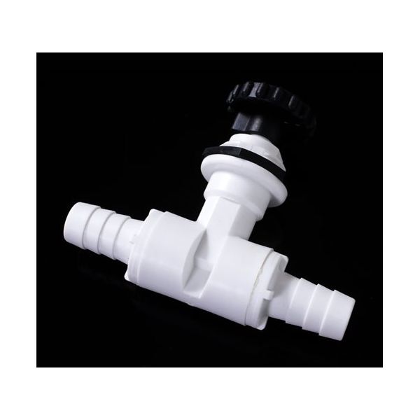 アイシス PP隔壁ニードルバルブ 12mmチューブ用 65-2105-24 1個（直送品）