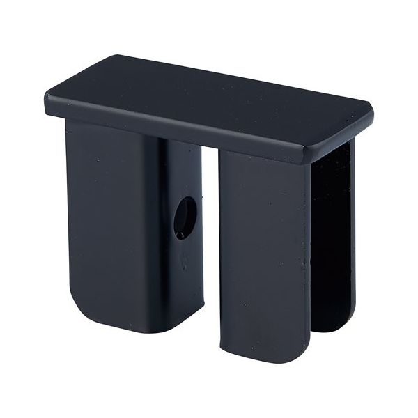 アズワン フォールディングスリット什器用連結金具 黒 2個入 65-2332-29 1セット(2個)（直送品）