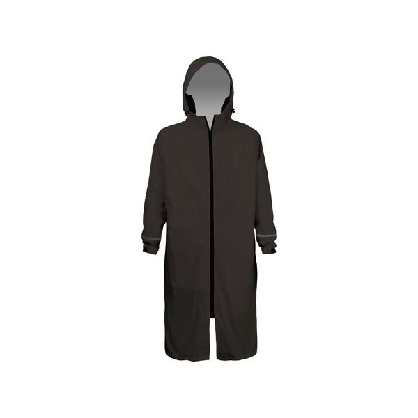 ケイワーク リュックレインコート ブラック 65-2344-32 1着（直送品）