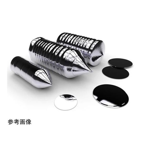 4インチシリコンウェハ 研究用 [ノンドープ(100)，高抵抗(≧10000Ω)] 片面ミラーDF品 25枚 65-3736-51（直送品）