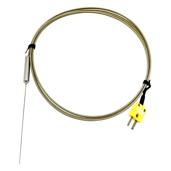 アズワン 極細K熱電対(シース型・コネクター付) リード線有り アズワン 極細K熱電対(シース型・コネクター付) リード線有り