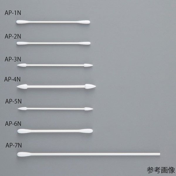 アズワン アズピュア工業用綿棒II コットンアプリケーター紙軸 25本×50袋入 AP-6N 1箱(1250本) 4-5488-06（直送品）