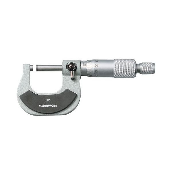 アズワン 標準外側マイクロメーター 英語版校正証明書付 SOM025 1個 4-577-01-56（直送品）