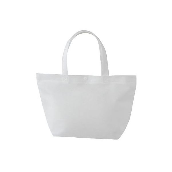 アズワン 不織布バッグ 船底ホック付き 特小 白 200枚入 65-9398-40 1箱(200枚)（直送品）