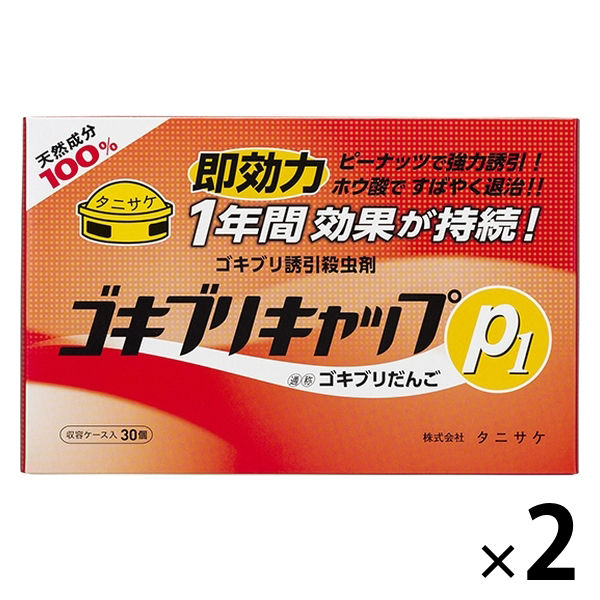 ゴキブリキャップP1 ゴキブリ専用 殺虫剤 1セット（30個入×2箱