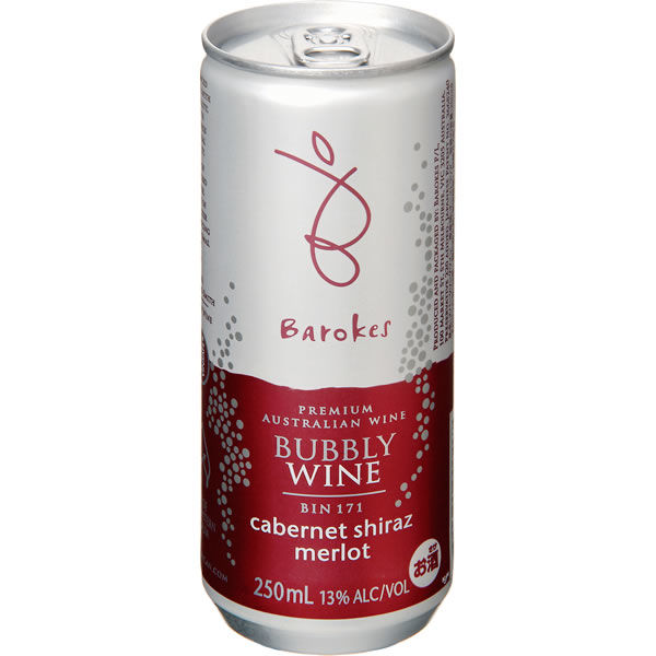 スパークリングワイン バロークス 缶 タイプ 赤ワイン 250ml