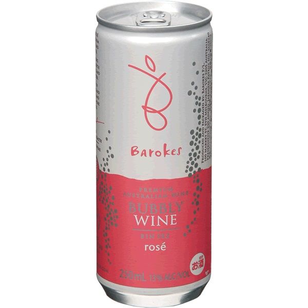 スパークリングワイン バロークス 缶 タイプ ロゼ ワイン 250ml