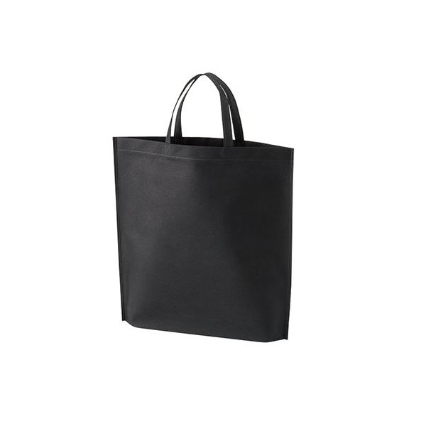 アズワン 不織布バッグ 底マチA4縦 黒 63-1290-31 1箱(100枚)（直送品）