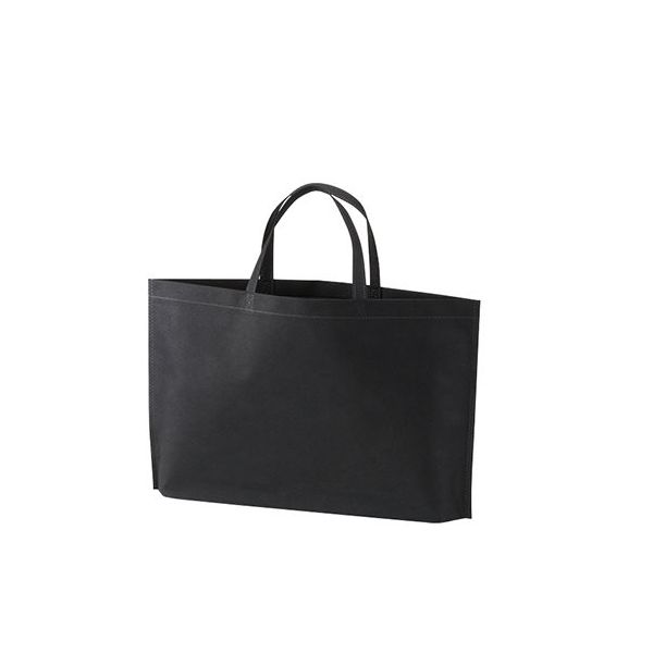 アズワン 不織布バッグ 底マチA4横 黒 63-1290-44 1箱(100枚)（直送品）