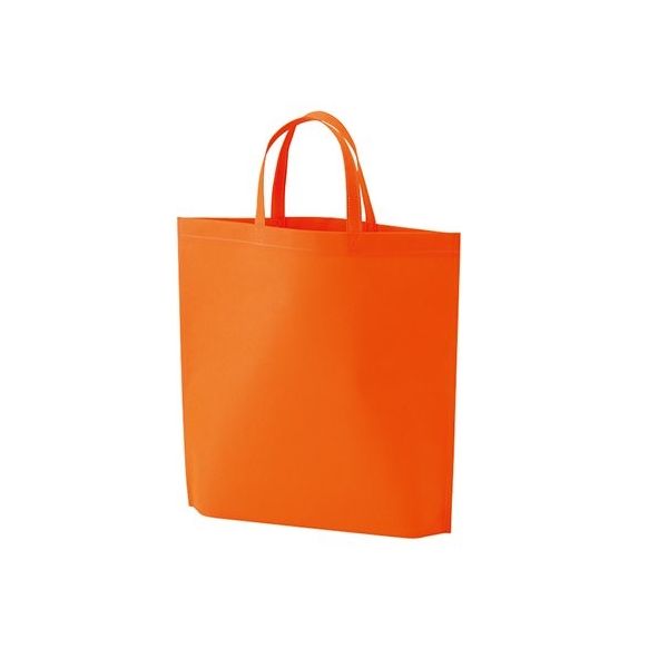 アズワン 不織布バッグ 底マチA4縦 オレンジ 63-1290-38 1箱(100枚)（直送品）