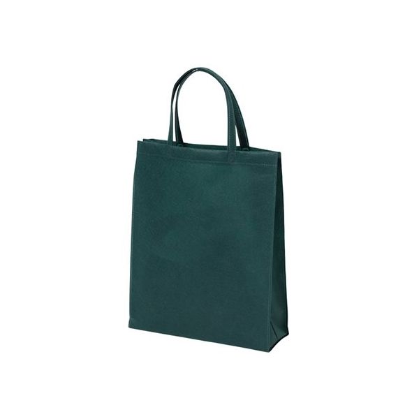 アズワン 不織布バッグ 角底A4縦 グリーン 63-1290-63 1箱(100枚)（直送品）