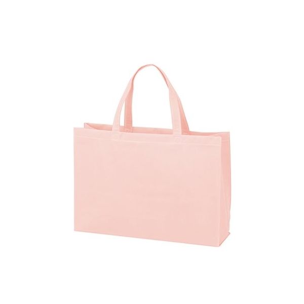 アズワン 不織布バッグ 角底中横 ライトピンク 63-1290-78 1箱(100枚)（直送品）