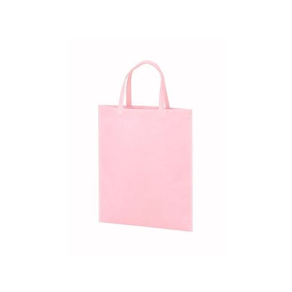 アズワン 不織布バッグ A4マチ無 ライトピンク 63-1290-17 1箱(100枚)（直送品）
