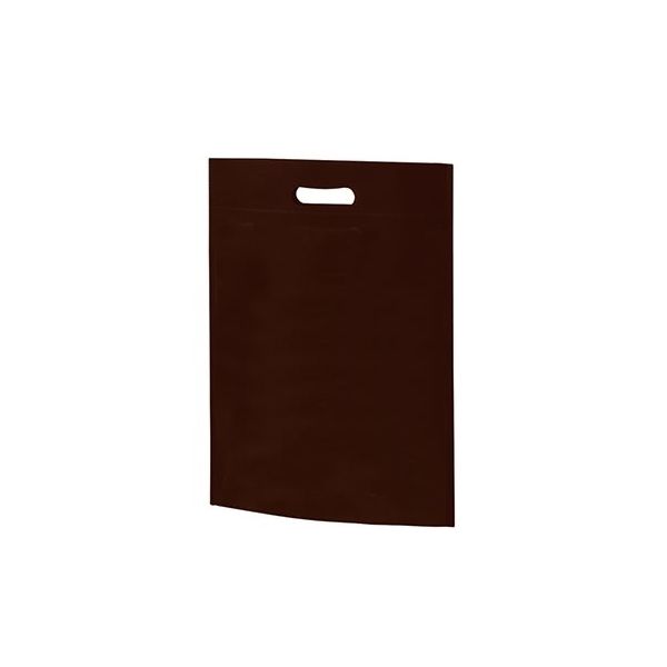 アズワン 不織布バッグ 小判抜きA4マチ無 ダークブラウン 63-1290-28 1箱(100枚)（直送品）