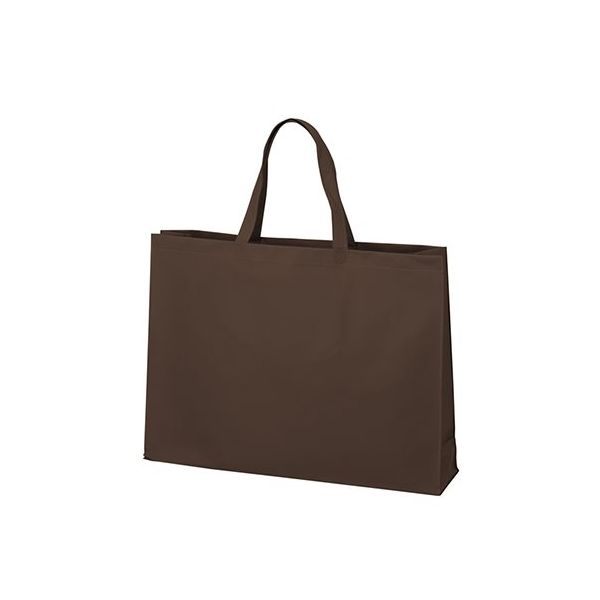 アズワン 不織布バッグ 角底 大 ダークブラウン 63-1290-89 1箱(100枚)（直送品）