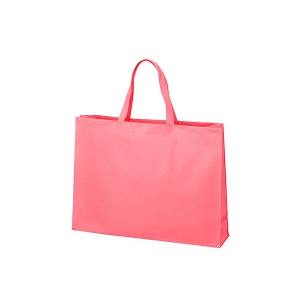 アズワン 不織布バッグ 角底 大 ピンク 63-1290-96 1箱(100枚)（直送品）