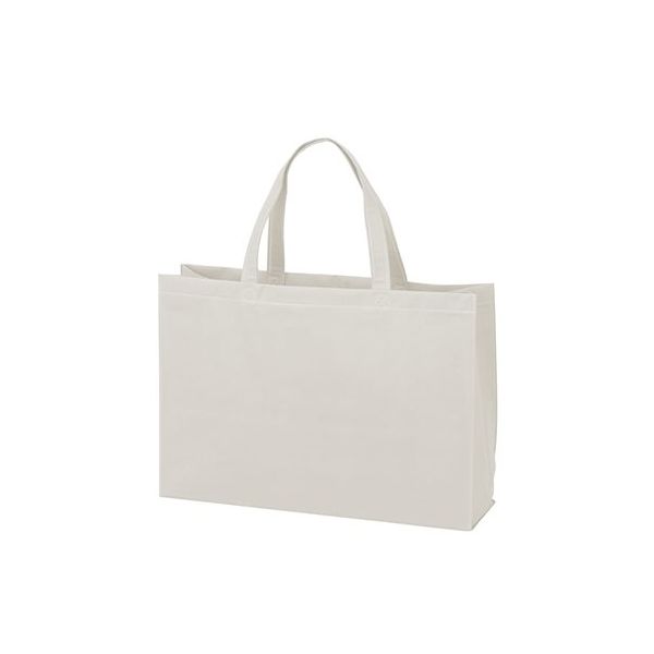 アズワン 不織布バッグ 角底中横 厚タイプ グレー 63-1291-13 1箱(100枚)（直送品）