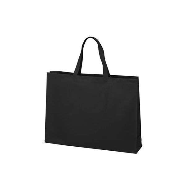 アズワン 不織布バッグ 角底 大 厚タイプ 黒 63-1291-19 1箱(100枚)（直送品）