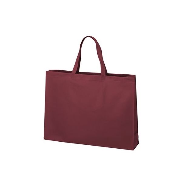 アズワン 不織布バッグ 角底 大 厚タイプ ボルドー 63-1291-24 1箱(100枚)（直送品）