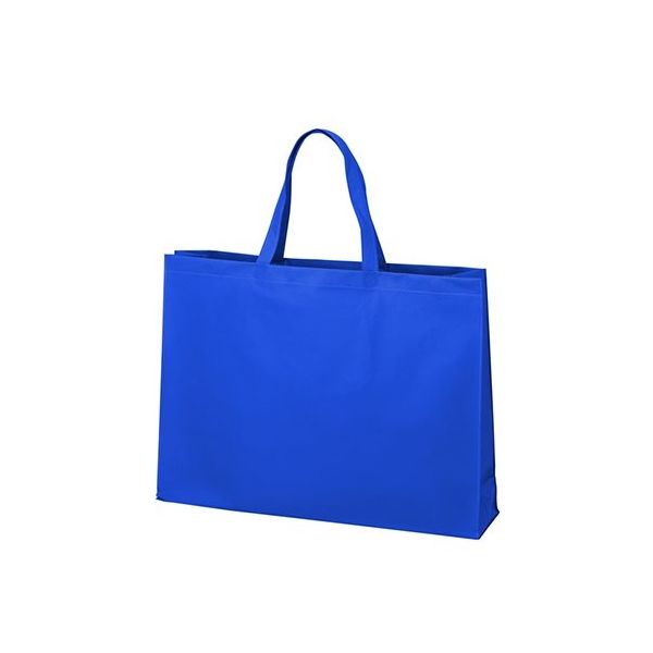 アズワン 不織布バッグ 角底 大 厚タイプ ブルー 63-1291-26 1箱(100枚)（直送品）