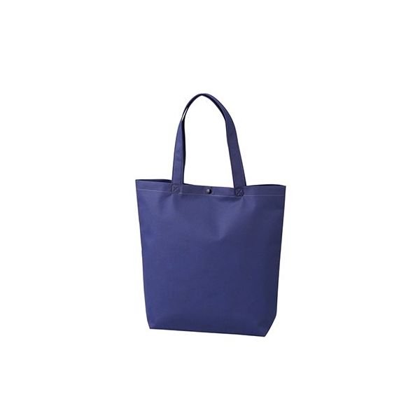 アズワン 不織布バッグ 船底ホック付きA4縦 紺 63-1291-29 1箱(100枚)（直送品）