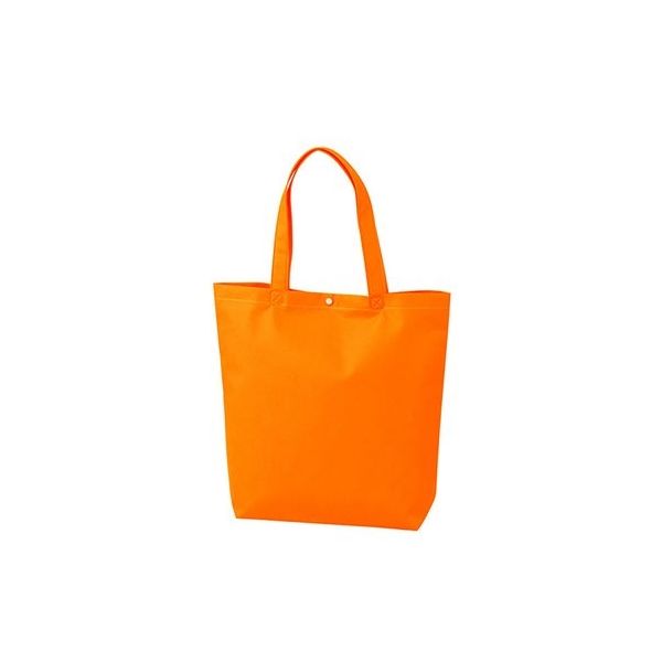 アズワン 不織布バッグ 船底ホック付きA4縦 オレンジ 63-1291-34 1箱(100枚)（直送品）