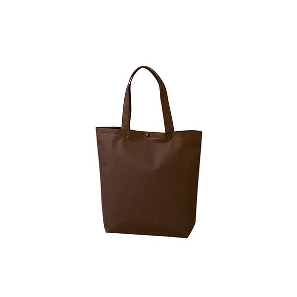 アズワン 不織布バッグ 船底ホック付きA4縦 ダークブラウン 63-1291-31 1箱(100枚)（直送品）