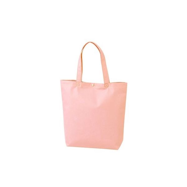 アズワン 不織布バッグ 船底ホック付きA4縦 ライトピンク 63-1291-33 1箱(100枚)（直送品）